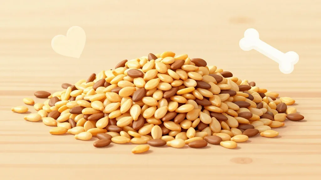 این تصویر دانه کنجد از غذاهای سرشار از استروژن است
